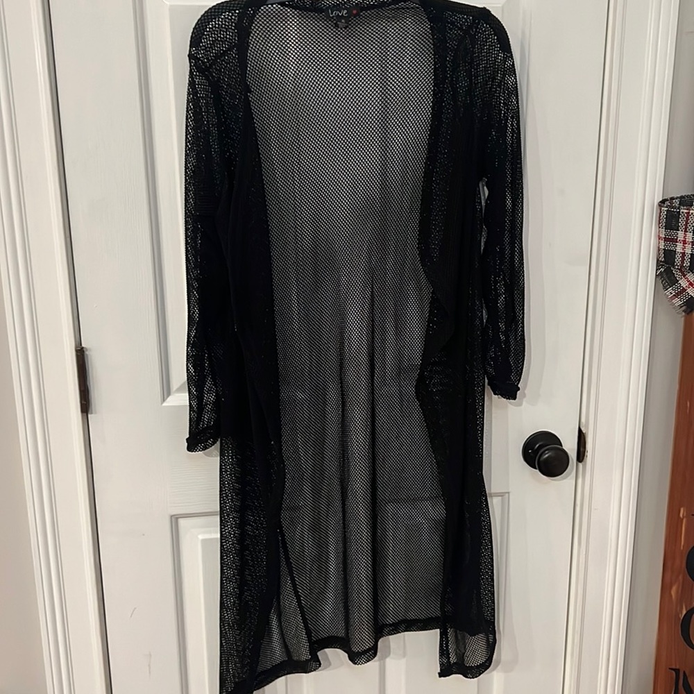 Black cardigan